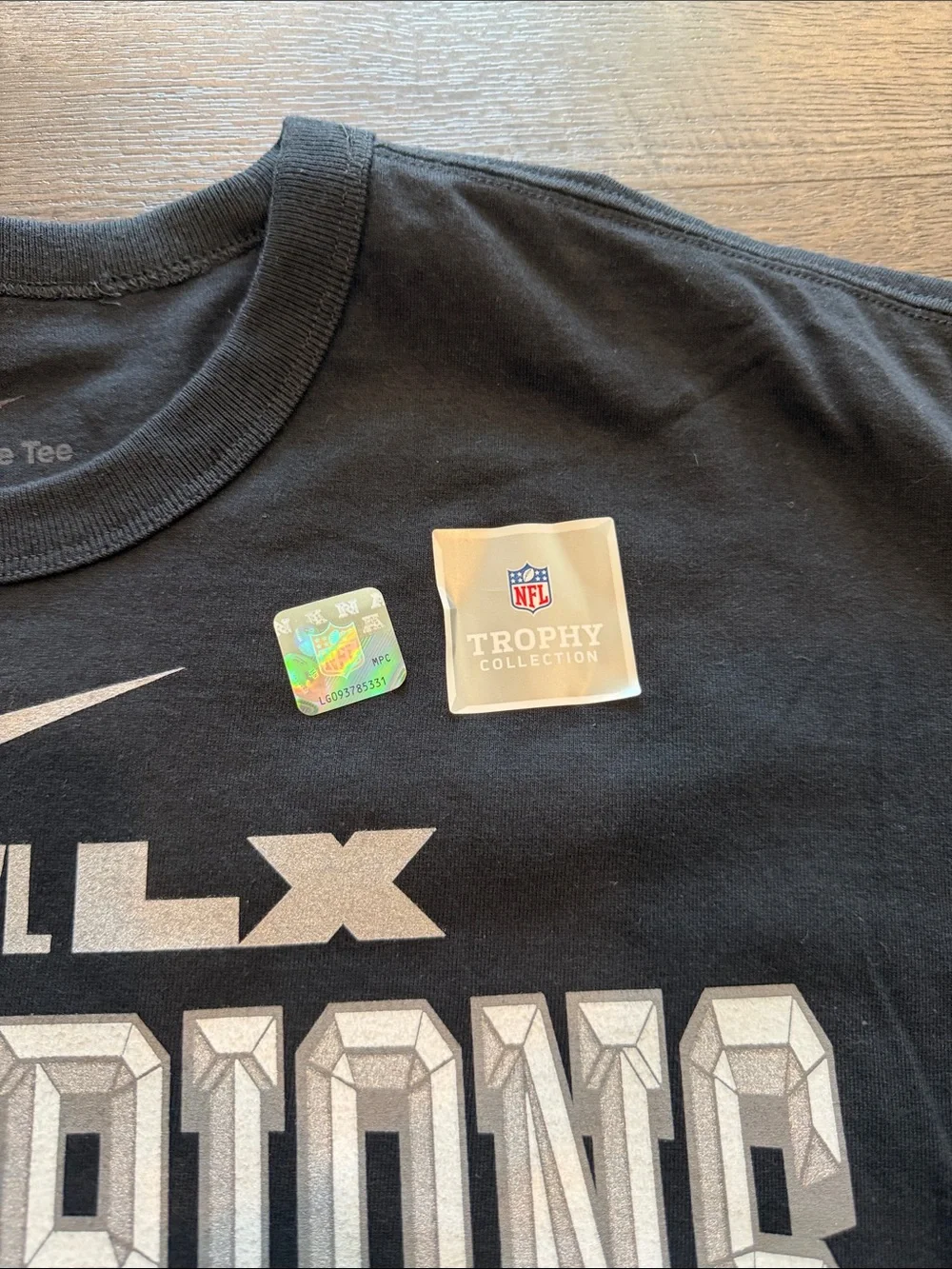 Nike Adult XL Seattle Seahawks NFL Super Bowl LX Champions Trophy Collection Tee